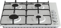Hisense GM642XHS - Stainless Steel 60cm Gas Hob - 4 Zone - Built-in