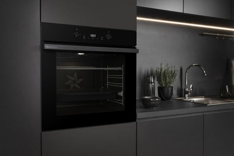 Hisense BI64223ADBGUK - Black Single Electric Oven - 77L - A Energy