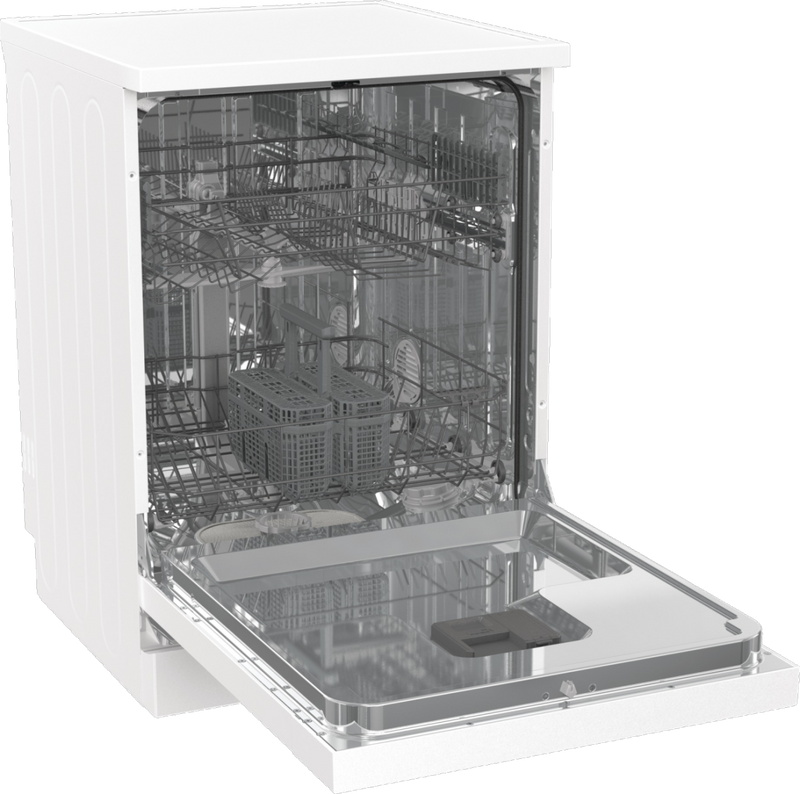 Hisense HS642D90WUK - White Freestanding Dishwasher - 14 Place Settings - D Energy