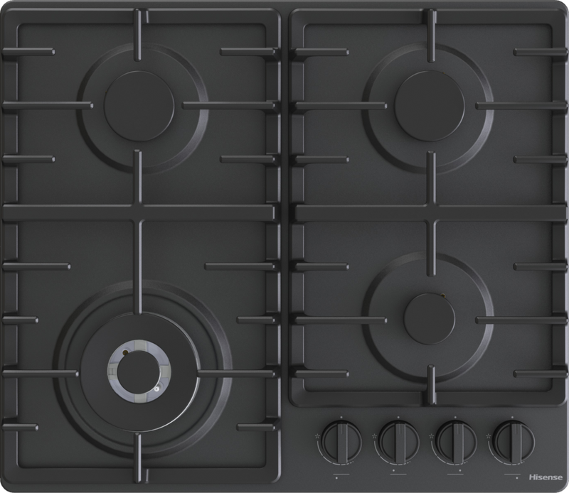 Hi2 GM663BHF - Matte Black Gas Hob - 60cm - 4 Zone