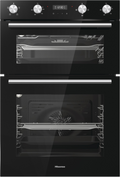 Hisense BID95211BGUK - Black Electric Double Oven - 72L & 38L Capacity - A Energy Rating - Display
