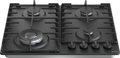 Hisense GM663BHF - Matte Black Gas Hob - 60cm - 4 Zone