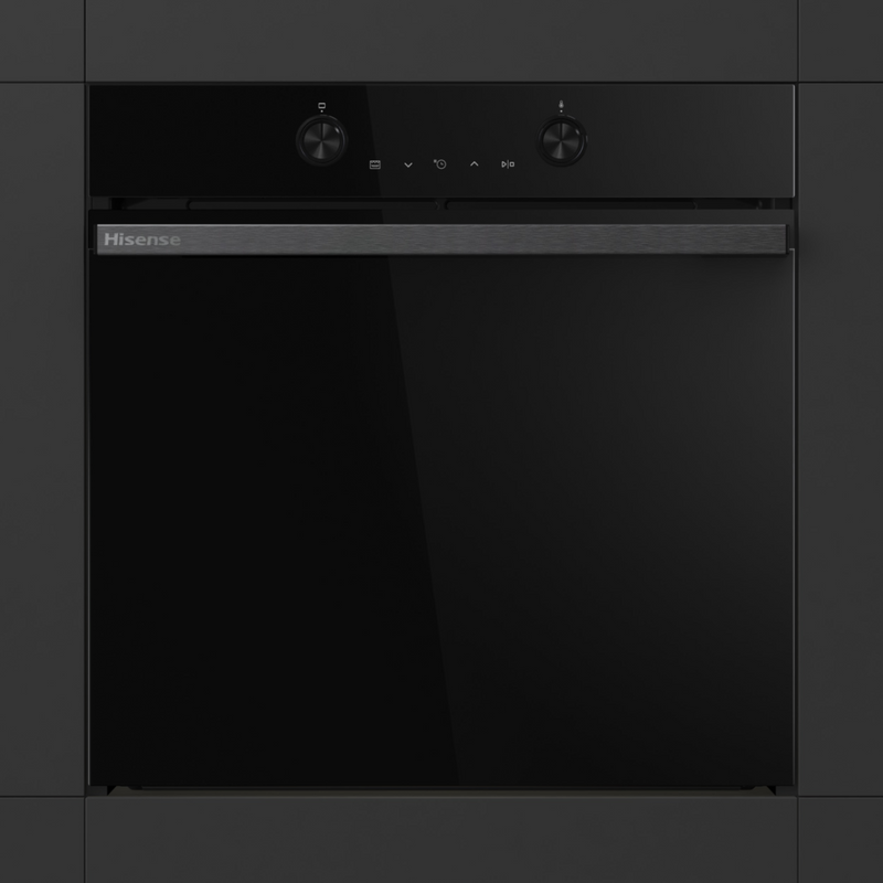 Hisense BI64223ADBGUK - Black Single Electric Oven - 77L - A Energy