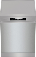 Hisense HS642D90XUK - Silver 14 Place Setting Freestanding Dishwasher - 60cm - 46 dB - D Energy