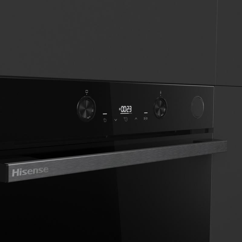 Hisense BSA66226ADBGUK - Black Single Oven - 77L - A Energy