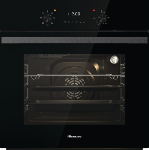 Hisense BI62220ABGUK - Black Built-in Single Oven - 61L - A Energy