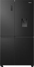 Hisense RS840N4WFE  Black Frost Free Fridge Freezer - E energy