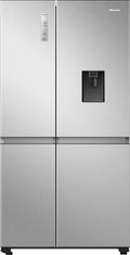 Hisense RS840N4WCE - Stainless steel Frost Free Fridge Freezer - E energy - Display
