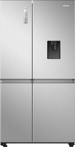Hisense RS840N4WCE - Stainless steel Frost Free Fridge Freezer - E energy - Display