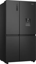 Hisense RS840N4WFE  Black Frost Free Fridge Freezer - E energy