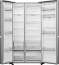 Hisense RS840N4WCE - Stainless steel Frost Free Fridge Freezer - E energy - Display