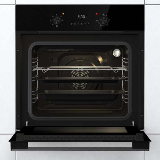 Hisense BI62220ABGUK - Black Built-in Single Oven - 61L - A Energy