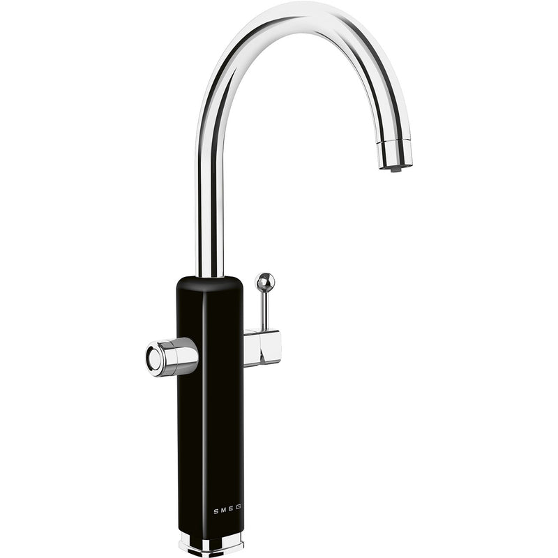 SMEG MAF50BL - Black 50's Style Single Lever Mixer Tap - 360° Rotation