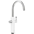 SMEG MAF50WH - Gloss White 50's Style Single Lever Mixer Tap - 360° Rotation