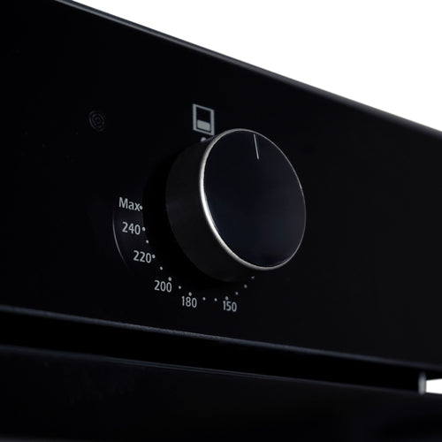 Montpellier MBUDO72 - Black Built-Under Double Oven - 39L/53L Capacity - A/A Energy