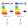 Montpellier MBUF96 - White Integrated Undercounter Freezer - 96L - E Energy Rating