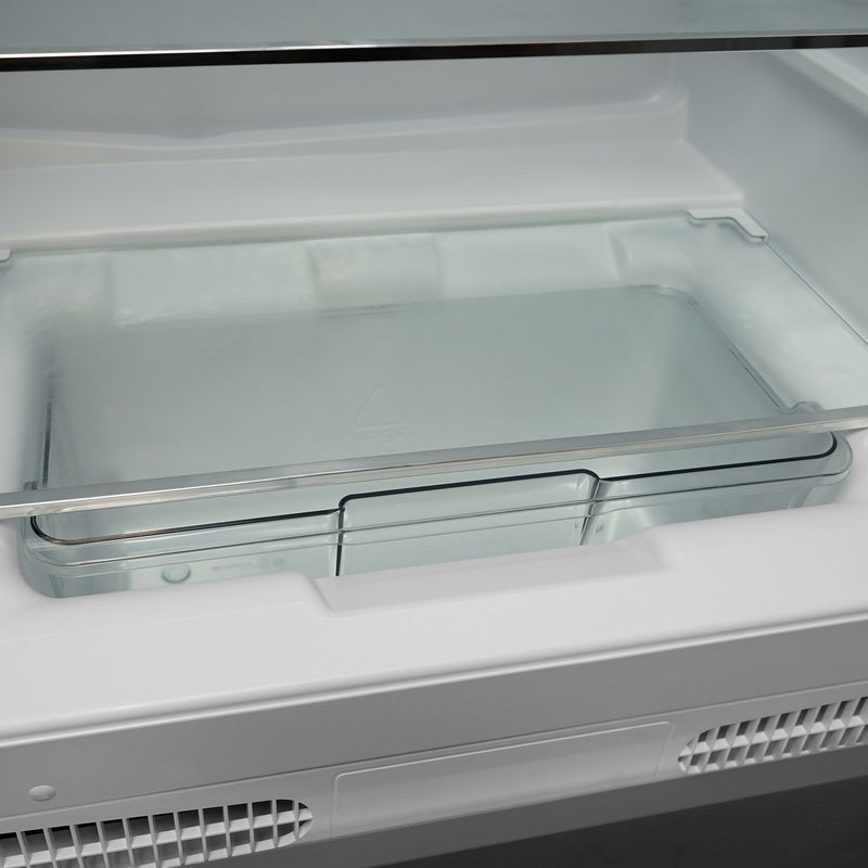 Montpellier MBUL134E - White Integrated Undercounter Larder Fridge - 134 Litres - E Energy Rating