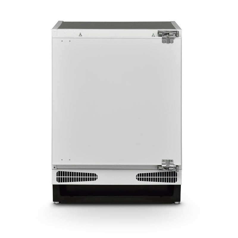 Montpellier MBUL134E - White Integrated Undercounter Larder Fridge - 134 Litres - E Energy Rating