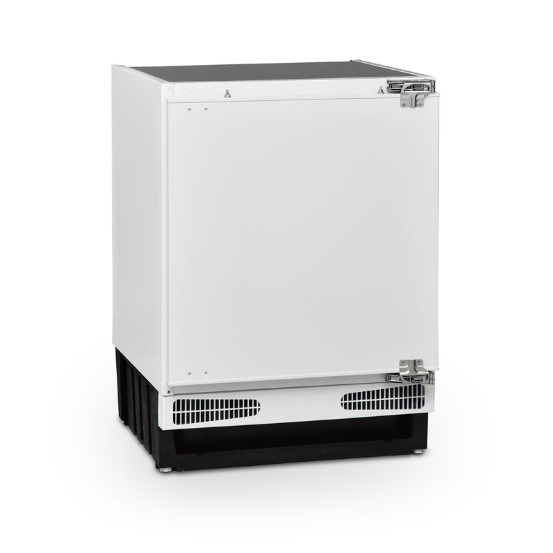 Montpellier MBUL134E - White Integrated Undercounter Larder Fridge - 134 Litres - E Energy Rating