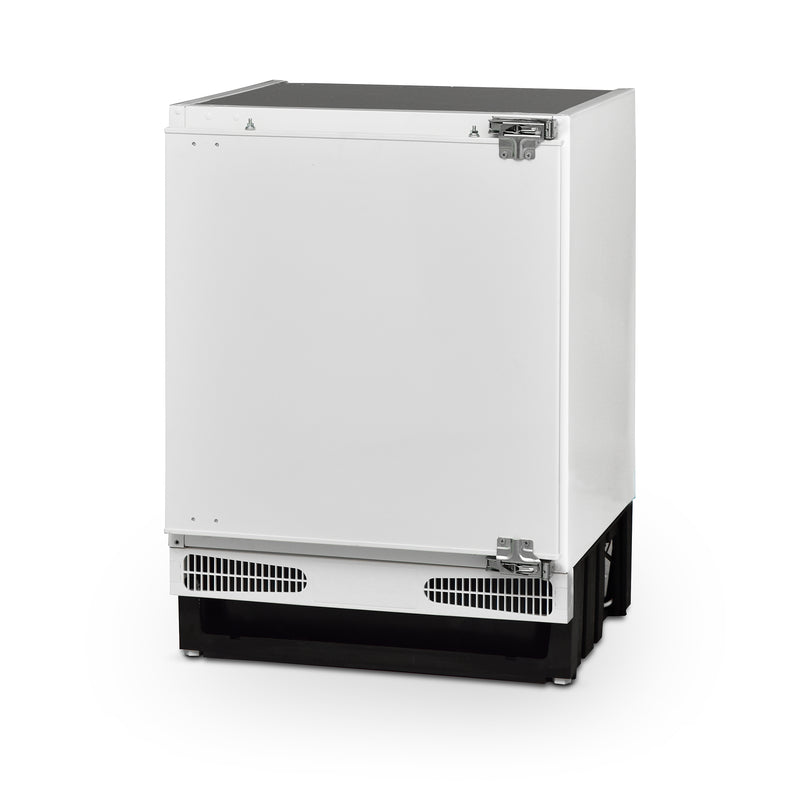 Montpellier MBUL134E - White Integrated Undercounter Larder Fridge - 134 Litres - E Energy Rating