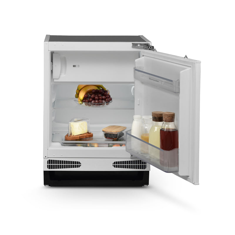 Montpellier MBUR115E - White Integrated Icebox Fridge - 115 Litres - E Energy