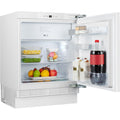 Fridgemaster MBUR60121E - White Built-Under Fridge with Ice Box - 121L - E Energy Rating