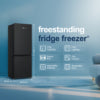 Fridgemaster MC50165EB - Black Fridge Freezer - 175L - E Energy Rating
