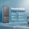Fridgemaster MC50165ES - Silver Fridge Freezer - 175L - E Energy Rating