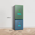 Fridgemaster MC50165ES - Silver Fridge Freezer - 175L - E Energy Rating