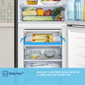 Fridgemaster MC55240EB - Black Fridge Freezer - 252L Capacity - E Energy Rating