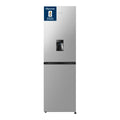 Fridgemaster MC55251DES - Silver Fridge Freezer - 256L - E Energy Rating