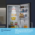 Fridgemaster MC55265DEB - Black Fridge Freezer - E energy
