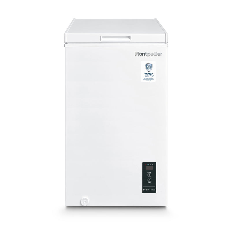 Montpellier MCF100EW - White 99L Chest Freezer - E Energy