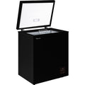 Fridgemaster MCF142EB - Black Chest Freezer - 142L - E Rated
