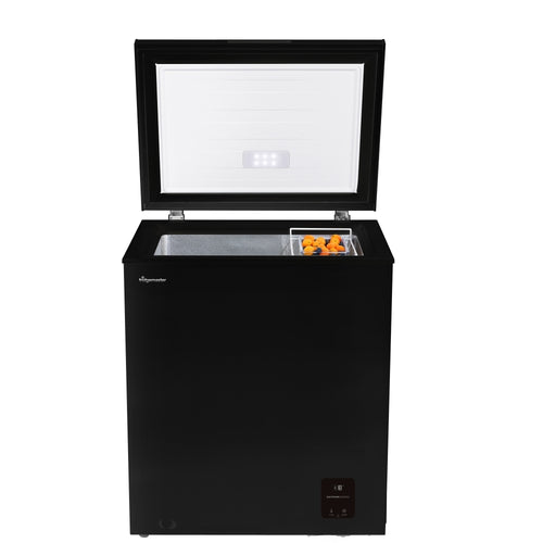 Fridgemaster MCF142EB - Black Chest Freezer - 142L - E Rated