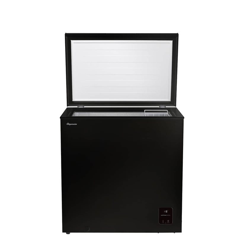 Fridgemaster MCF198EB - Black Chest Freezer - 191L - E Energy Rating