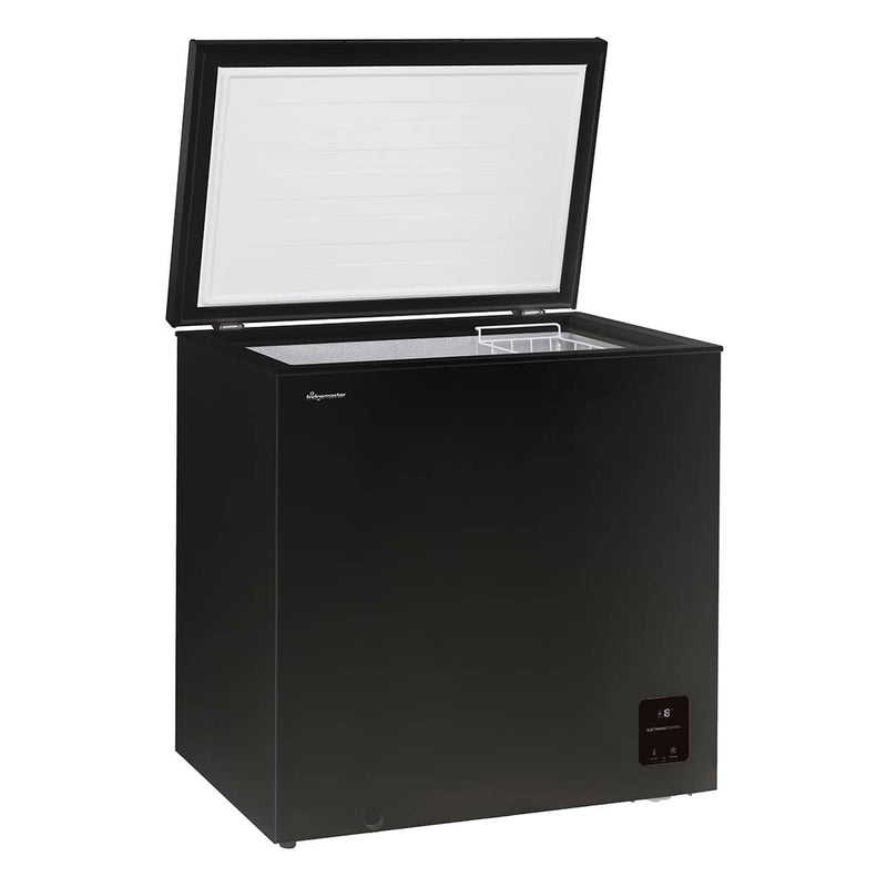 Fridgemaster MCF198EB - Black Chest Freezer - 191L - E Energy Rating