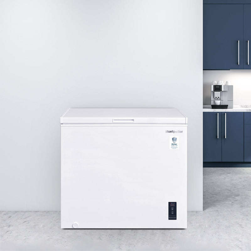 Montpellier MCF200EW - White 198L Chest Freezer - WinterSafe -15°C - E energy