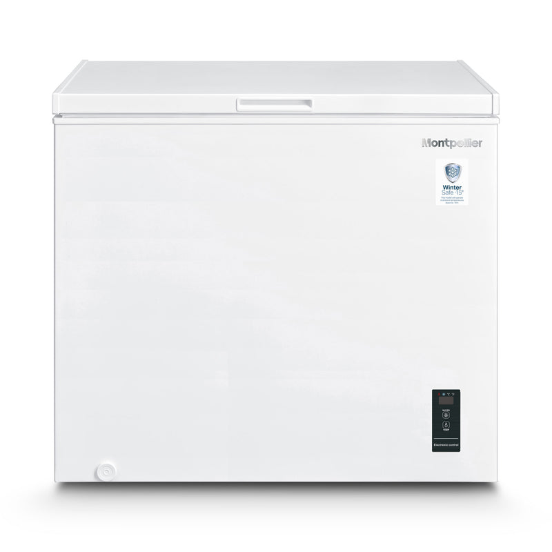 Montpellier MCF200EW - White 198L Chest Freezer - WinterSafe -15°C - E energy