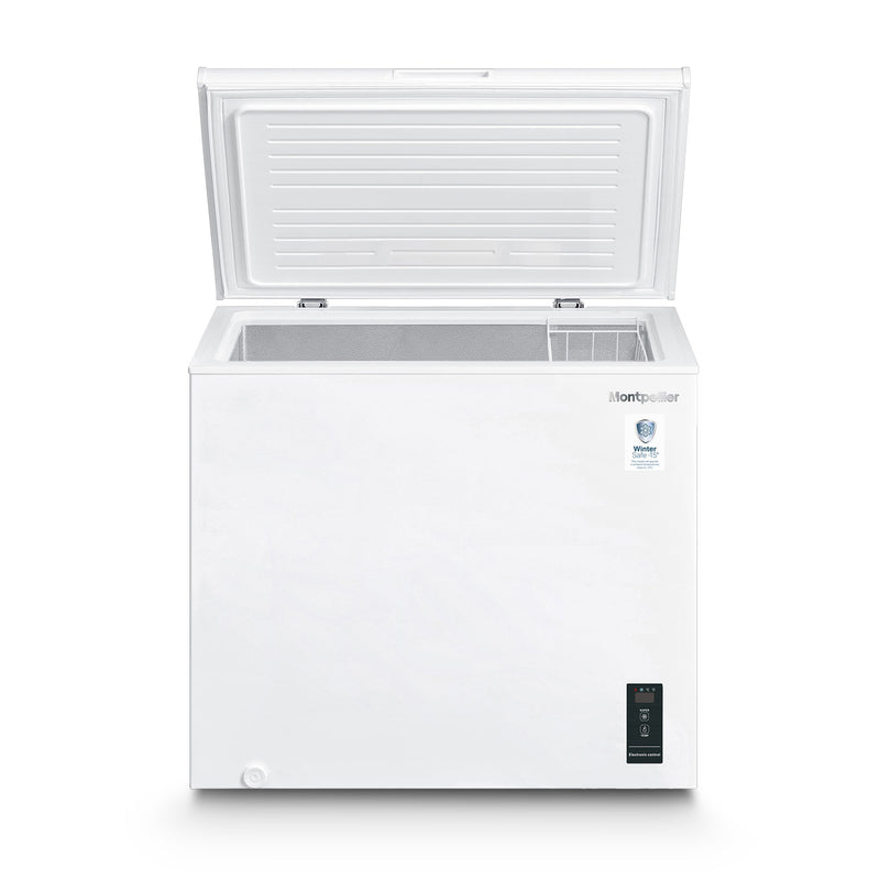 Montpellier MCF200EW - White 198L Chest Freezer - WinterSafe -15°C - E energy