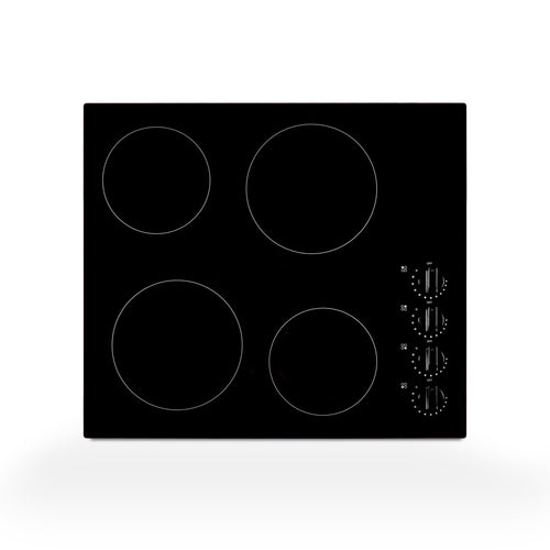 Montpellier MCH59CK - 59cm Ceramic Hobs - 4 Cooking Zones - Rotary Controls