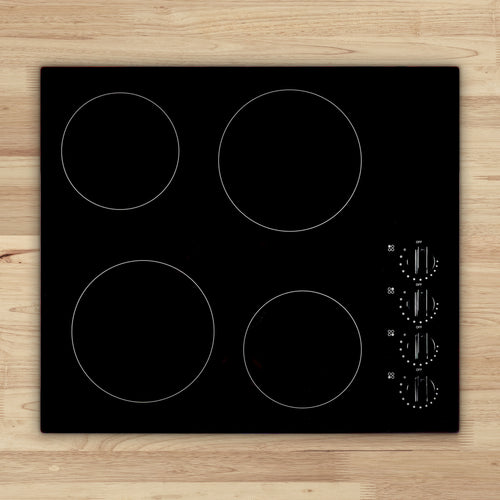 Montpellier MCH59CK - 59cm Ceramic Hobs - 4 Cooking Zones - Rotary Controls