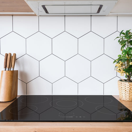 Montpellier MCH77 Black 5 Zone - 77cm Ceramic Touch Control Hob