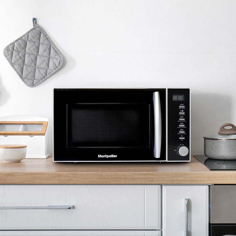 Montpellier MCM20WSC - White 20L Combi Microwave - 800W
