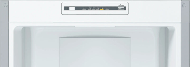 Bosch Series 2 KGN34NLEAG - Silver Freestanding 50/50 Frost Free Fridge Freezer - E energy