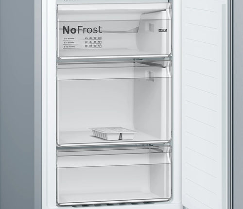 Bosch Series 2 KGN34NLEAG - Silver Freestanding 50/50 Frost Free Fridge Freezer - E energy