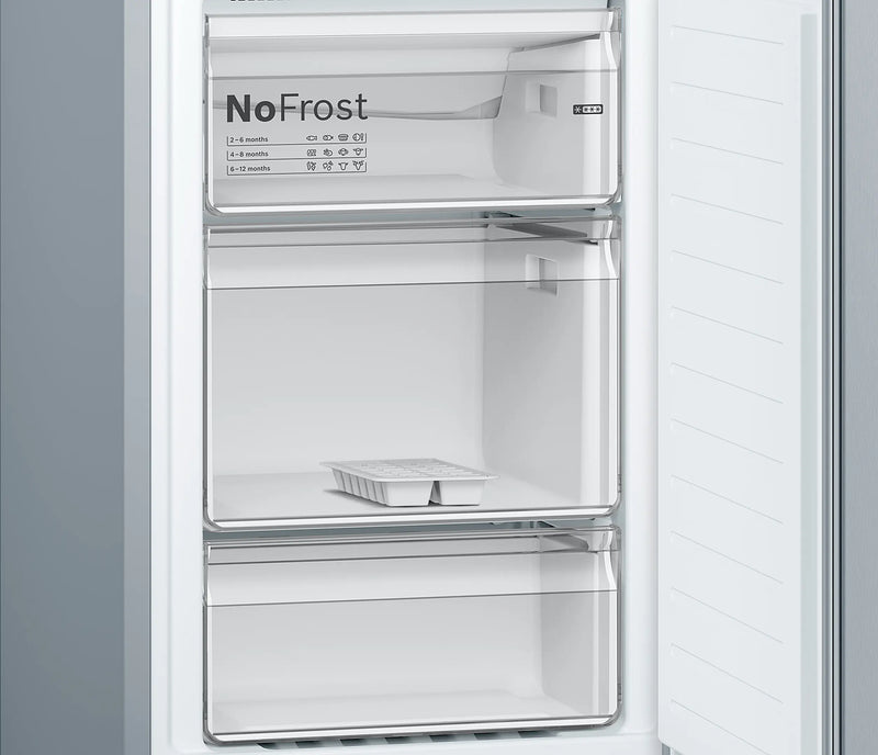 Bosch Series 2 KGN34NLEAG - Silver Freestanding 50/50 Frost Free Fridge Freezer - E energy