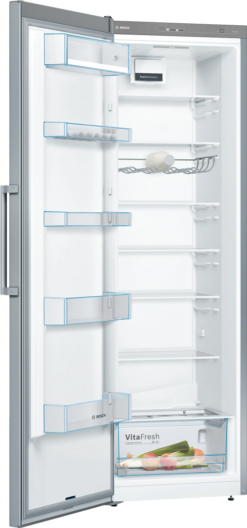 Bosch Series 4 KSV36VLEP - Stainless steel look Freestanding Fridge - E energy