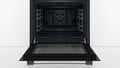 Bosch Series 2 HHF113BA0B - Black Built in Electric Single Oven - A energy - Display