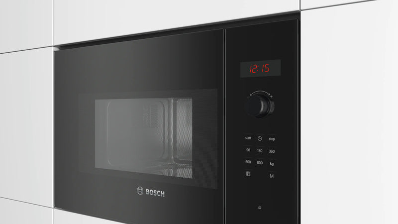 Bosch Series 4 BFL523MB0B - Black Built in Electric Microwave